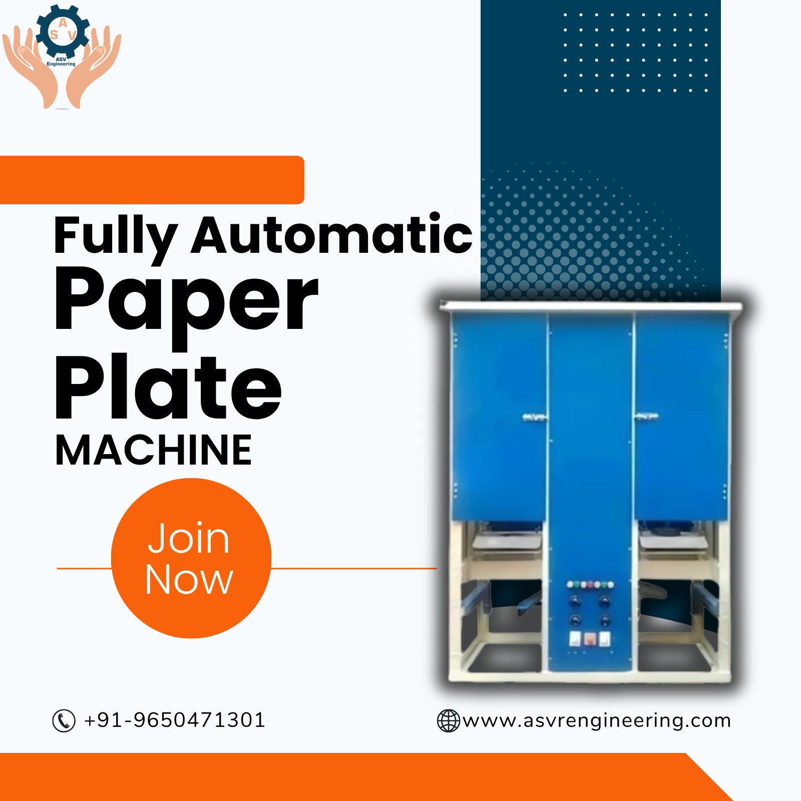 High-Performance Paper Plate Making Machine in New Delhi | ASVR Engineering Pvt. Ltd.